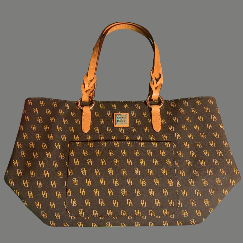 DOONEY AND BOURKE - Blakely Tammy Brown Tmoro Leather Tote Bag